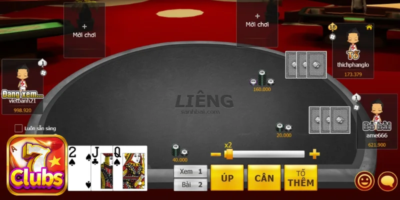 Cách tính điểm trong Liêng 7CLUBS