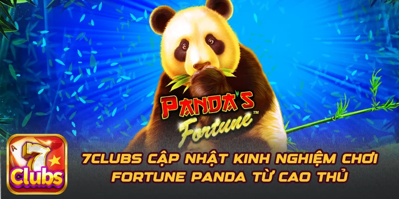 7CLUBS Cập Nhật Kinh Nghiệm Chơi Fortune Panda Từ Cao Thủ