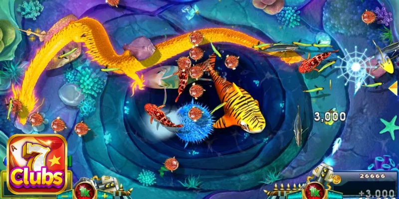 Hướng dẫn tham gia Bắn Cá Rồng tại cổng game 7CLUBS