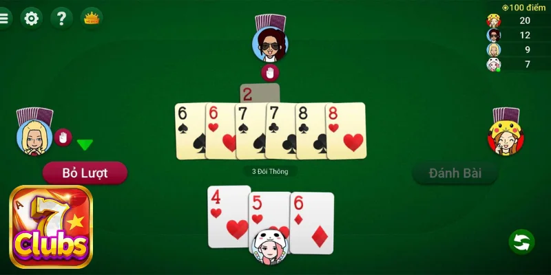 Thống kê các thuật ngữ trong cách chơi Tiến Lên 7CLUBS